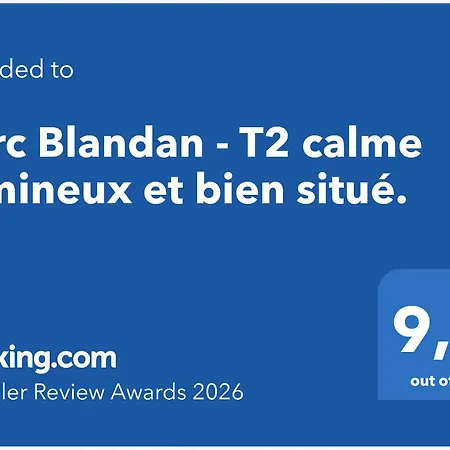 Apartament Parc Blandan - T2 Calme Lumineux Et Bien Situe. *